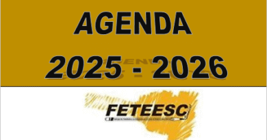 Para conhecimento de todos e todas apresentamos a agenda de atividades Sindicais para o período 01/10/2025 à 30/09/2025