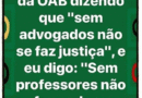 Esta mensagem diz TUDO: