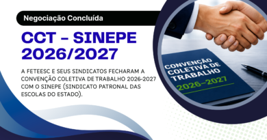 CCT SINEPE – FECHADA