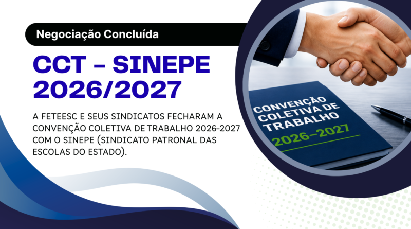 CCT SINEPE – FECHADA